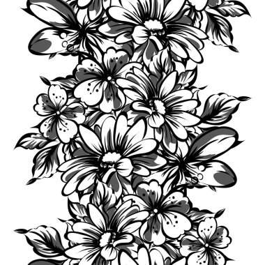 Vintage tarzı çiçek arka plan