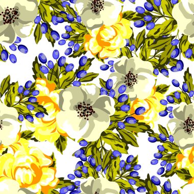 Kusursuz çiçek deseni 