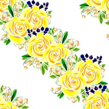 Kusursuz çiçek deseni 