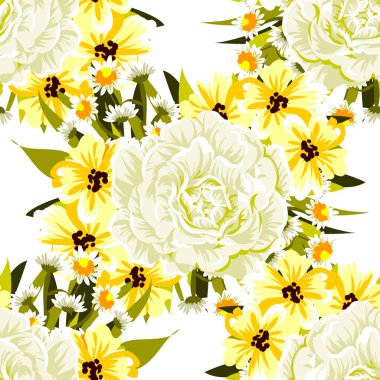 Kusursuz çiçek deseni 