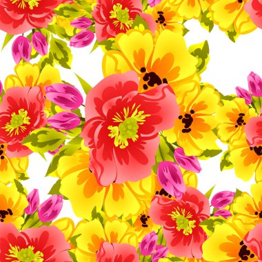 renkli yumuşak çiçek