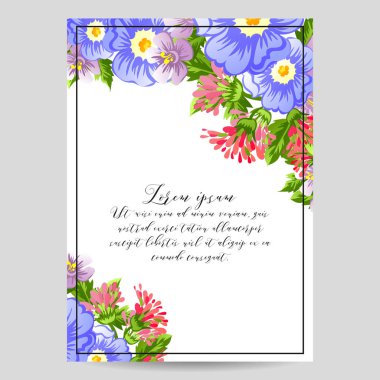 Elegance çerçeve çiçekli