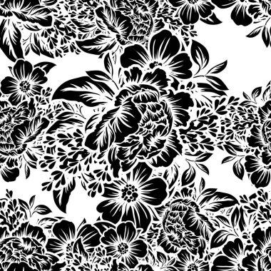 Vintage tarzı çiçek arka plan