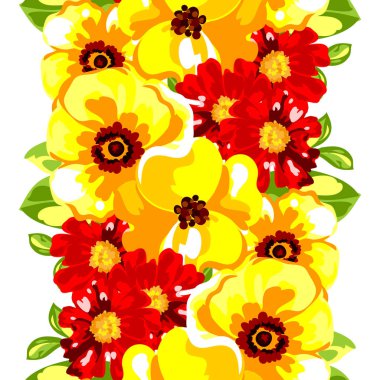 Vintage tarzı çiçek arka plan