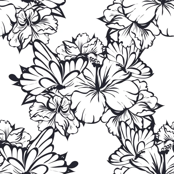 Vintage tarzı çiçek arka plan