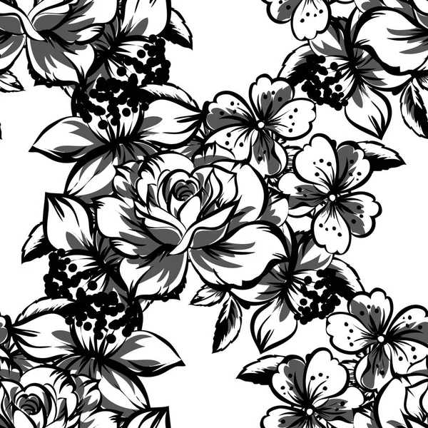 Estilo vintage fondo floral — Archivo Imágenes Vectoriales