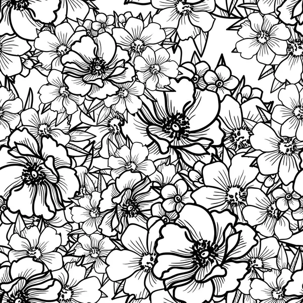 Vintage-Stil floralen Hintergrund — Stockvektor