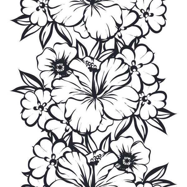 Vintage stijl floral achtergrond — Stockvector