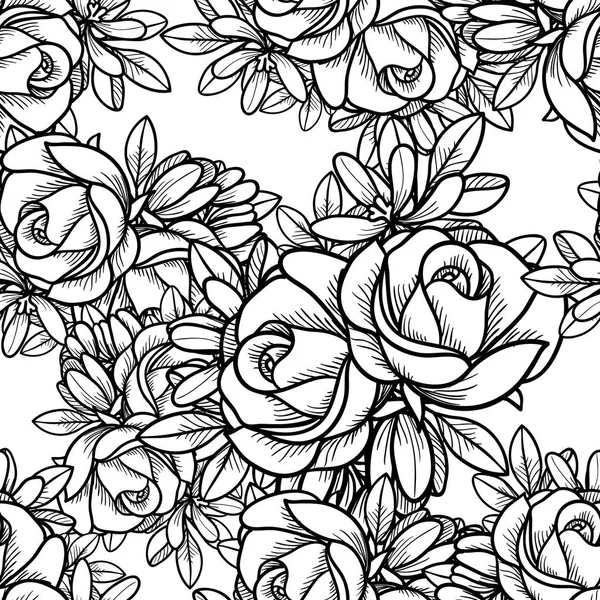 Style vintage fond floral — Image vectorielle