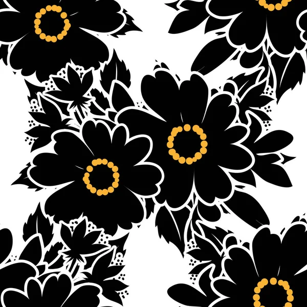 Estilo vintage floral fundo — Vetor de Stock