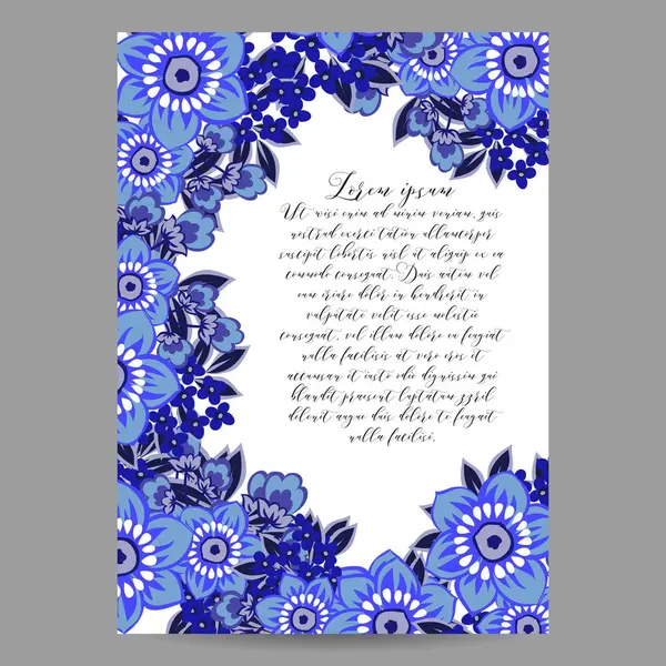 davetiye kartlarla çiçek öğeleri