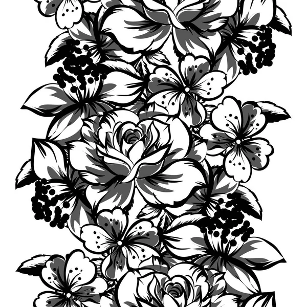 Vintage tarzı çiçek arka plan