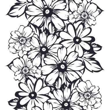 Vintage tarzı çiçek arka plan