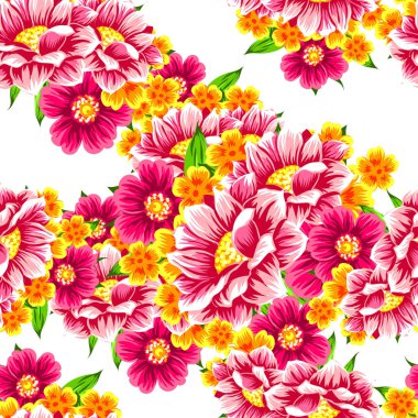 Kusursuz çiçek deseni 