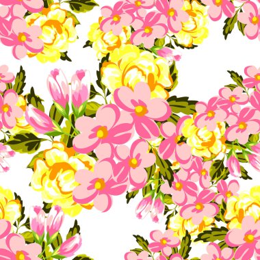 Kusursuz çiçek deseni 