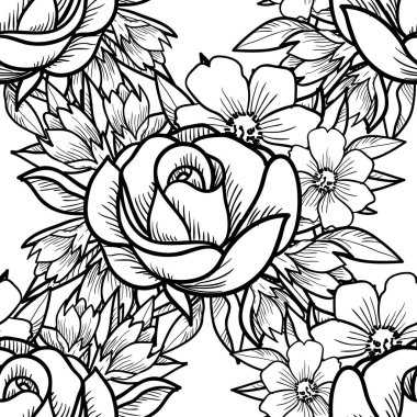 Kusursuz çiçek deseni 