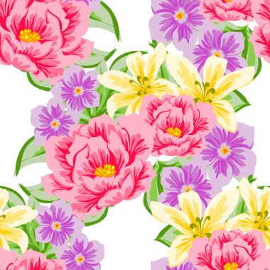 renkli yumuşak çiçek