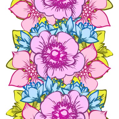 Kusursuz çiçek deseni 