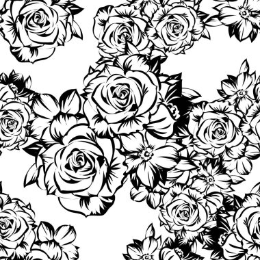 Vintage tarzı çiçek arka plan