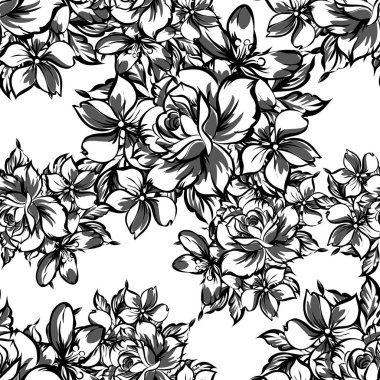 Vintage tarzı çiçek arka plan