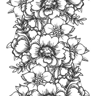 Kusursuz çiçek deseni 