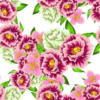 Vintage tarzı çiçek arka plan