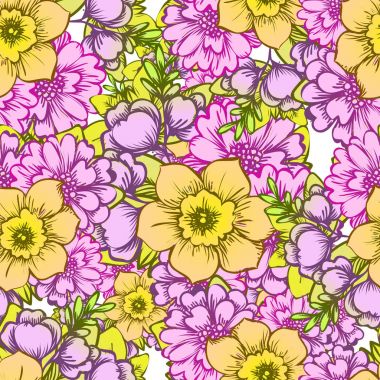 Kusursuz çiçek deseni 