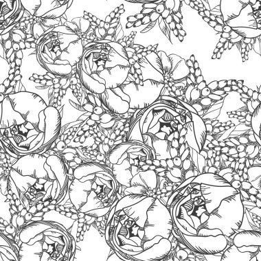 Vintage tarzı çiçek arka plan