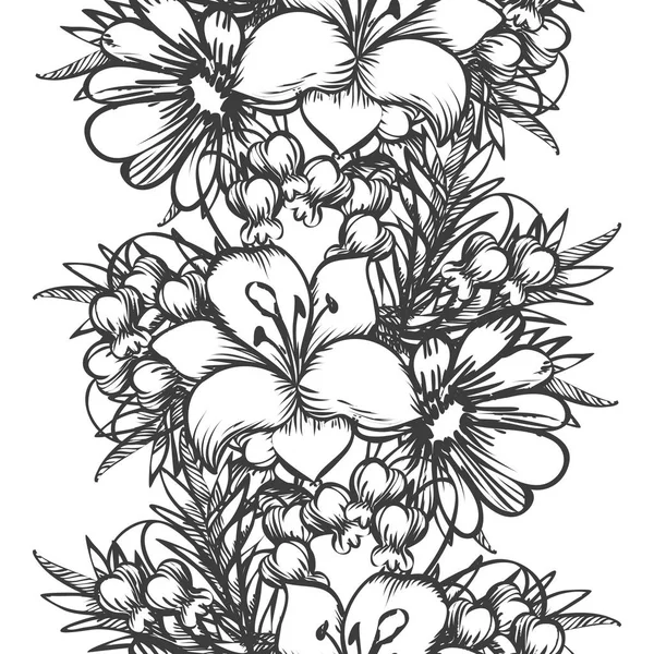 Vintage tarzı çiçek arka plan