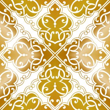 Kusursuz tek renkli süsleme deseni