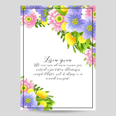 İhale çiçek davetiye