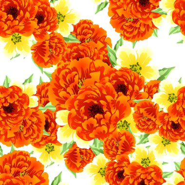 Kusursuz çiçek deseni