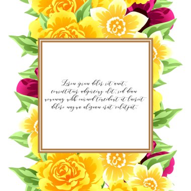 İhale çiçek davetiye