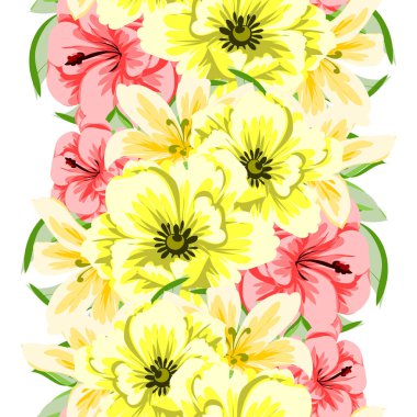 Kusursuz çiçek deseni