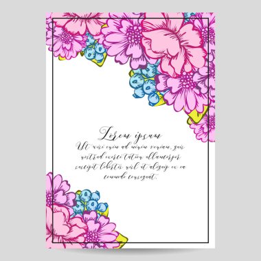 İhale çiçek davetiye