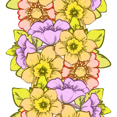 Kusursuz çiçek deseni