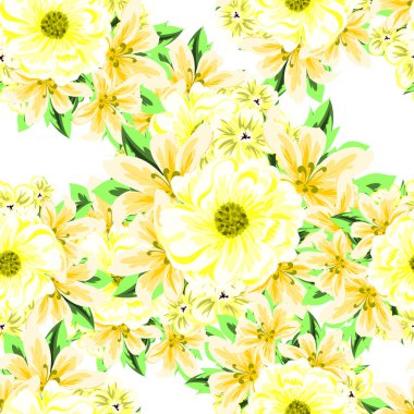 Kusursuz çiçek deseni