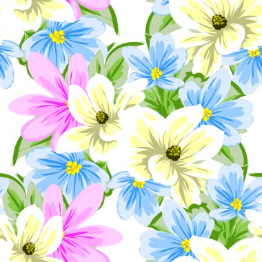 Kusursuz çiçek deseni