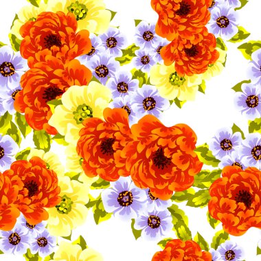 Kusursuz çiçek deseni