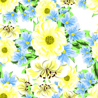 Kusursuz çiçek deseni