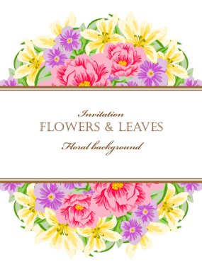 İhale çiçek davetiye