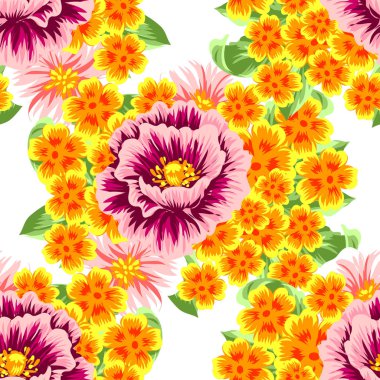 Kusursuz çiçek deseni