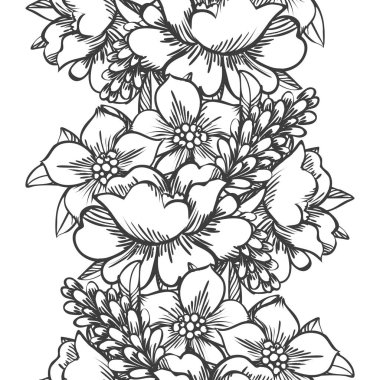 Kusursuz çiçek deseni