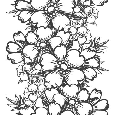 Kusursuz çiçek deseni