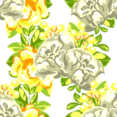 Kusursuz çiçek deseni