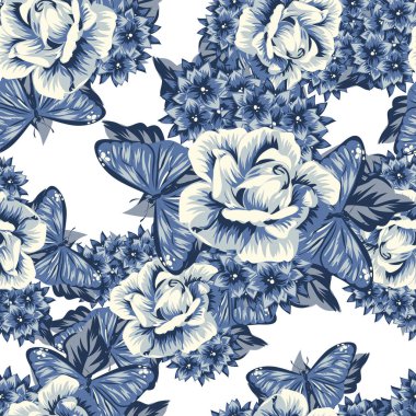 Kusursuz çiçek deseni