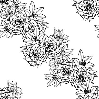 Kusursuz çiçek deseni