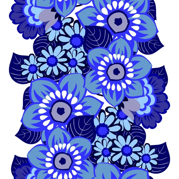 Seamless flower pattern — Stock Vector