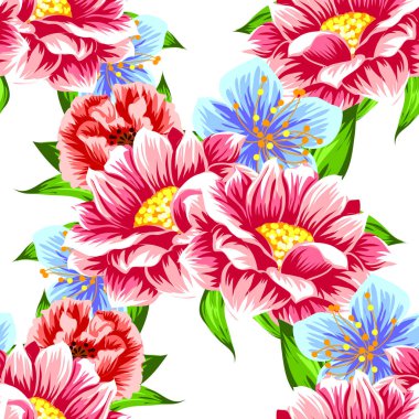 Kusursuz çiçek deseni