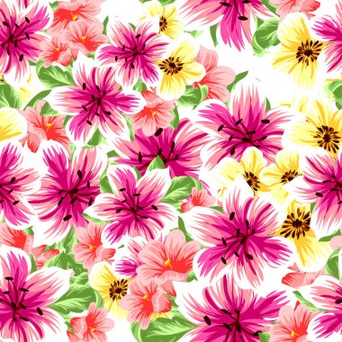 Kusursuz çiçek deseni